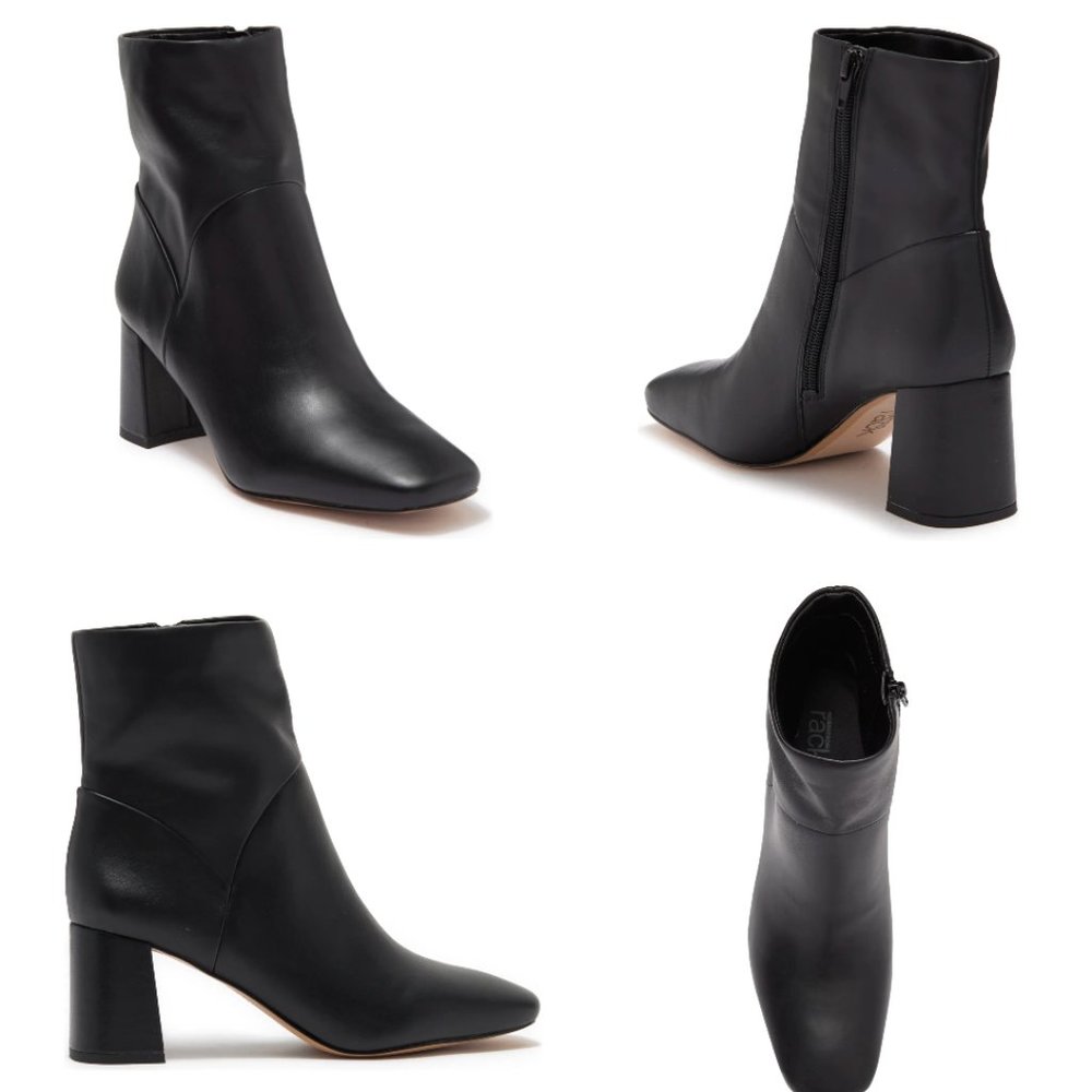 NWOT Heeled Black Boots